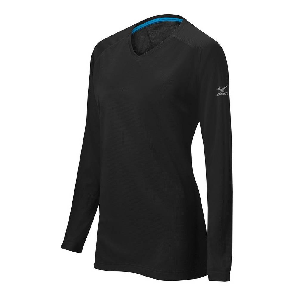 Blusa Mizuno Comp - Mulher - Pretas - NEOYC1620